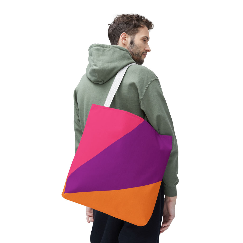 Colorblock Tote Bag