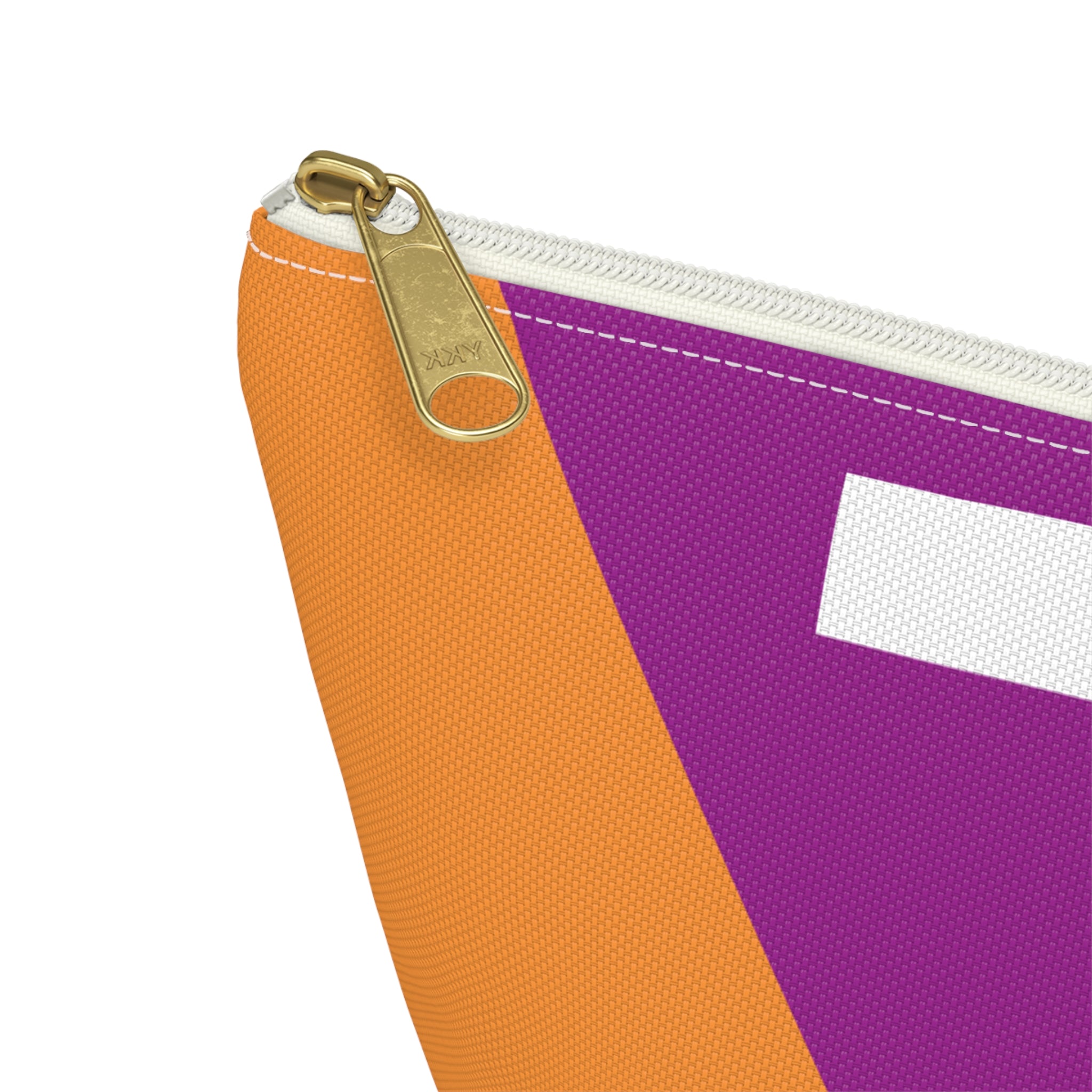 Colorblock Accessory Pouch — Monogram T T-Bottom Cosmetic Bag