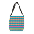 Colorblock Geometric Tote Bag