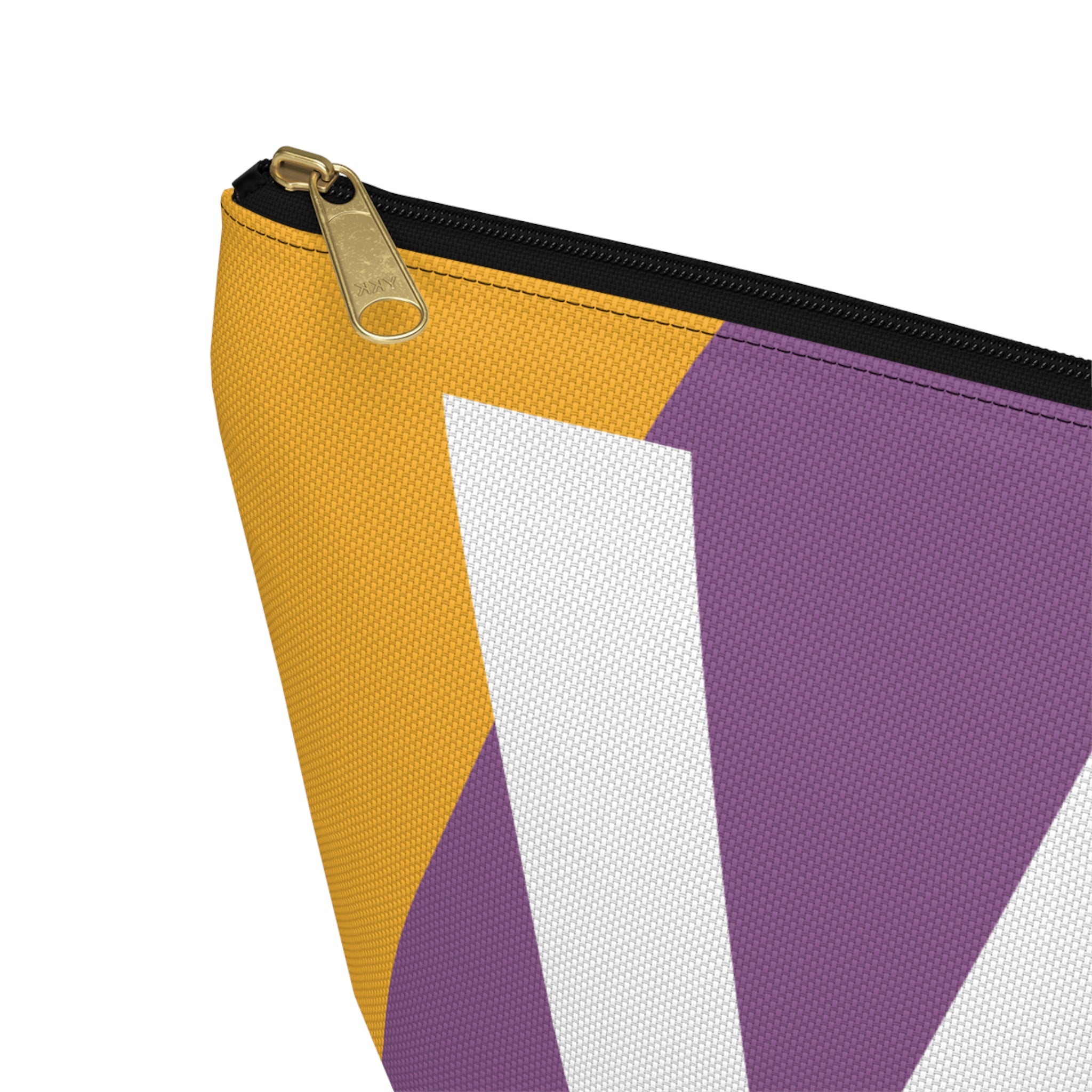 Colorblock Accessory Pouch — Monogram W T-Bottom Cosmetic Bag