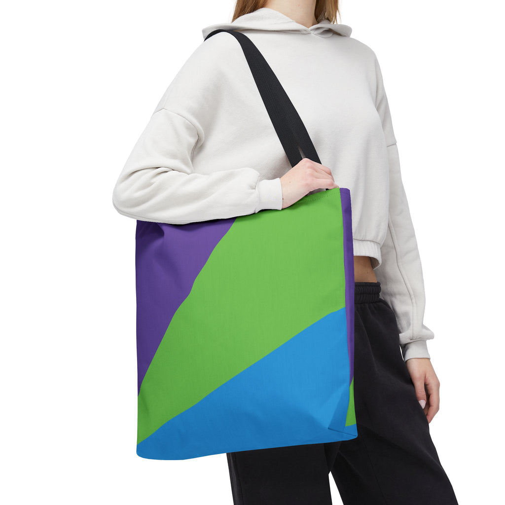 Colorblock Tote Bag