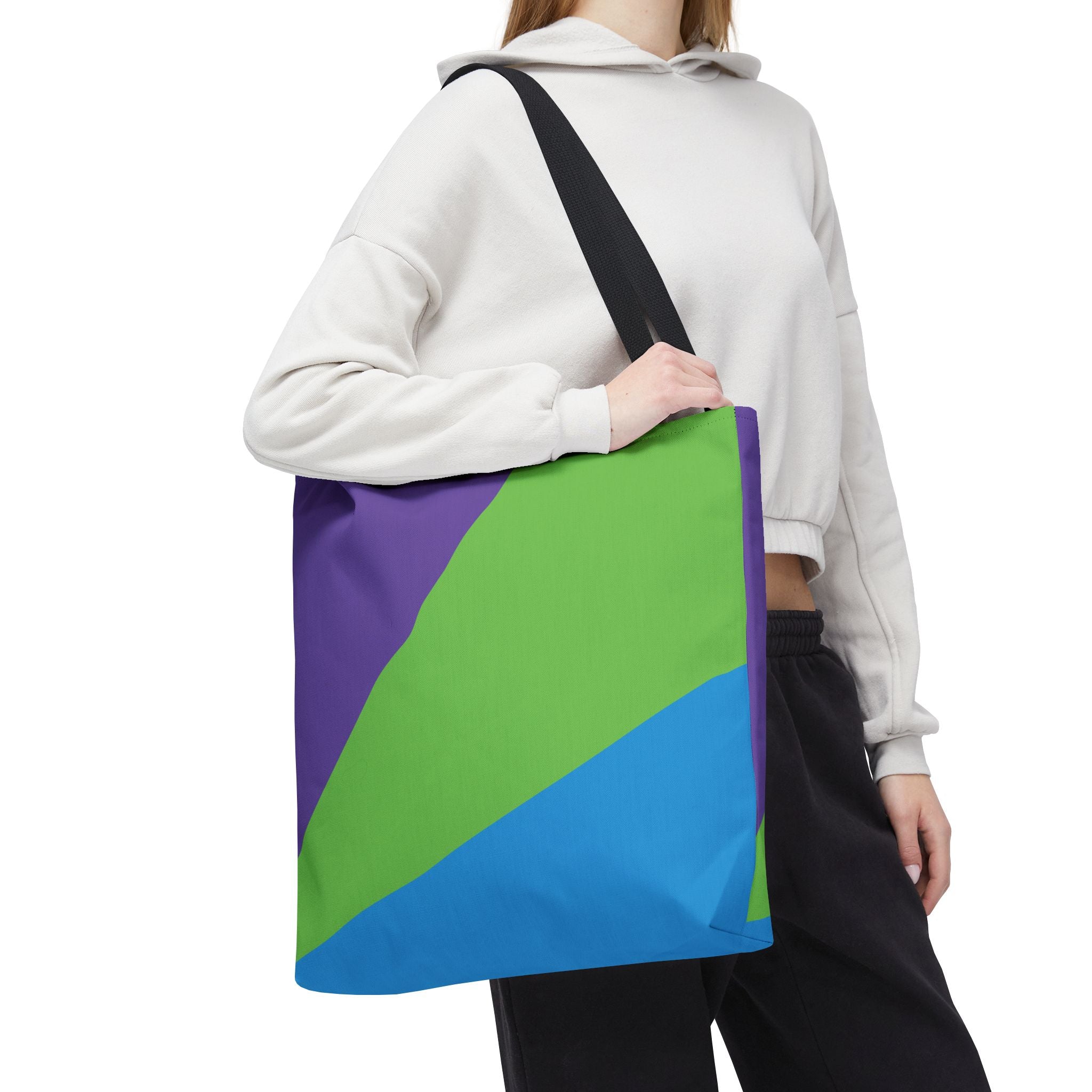 Colorblock Tote Bag