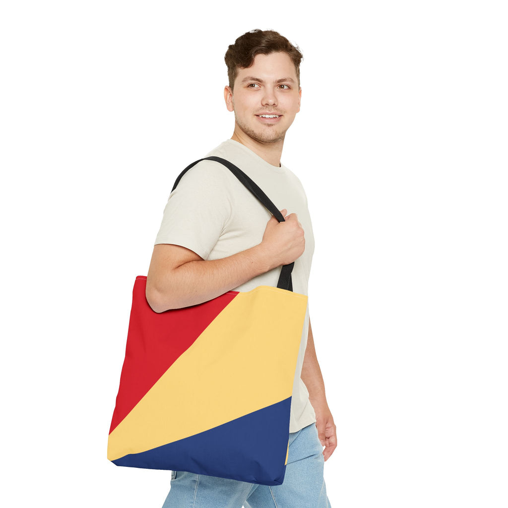 Colorblock Tote Bag