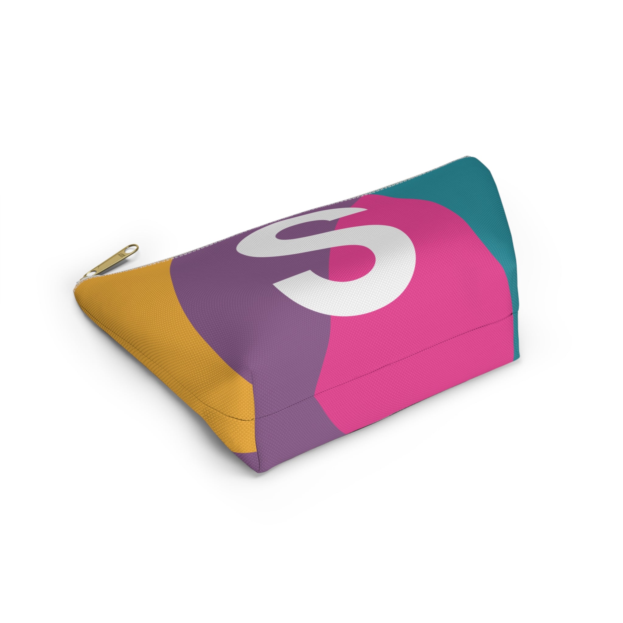 Colorblock Accessory Pouch — Monogram S T-Bottom Cosmetic Bag