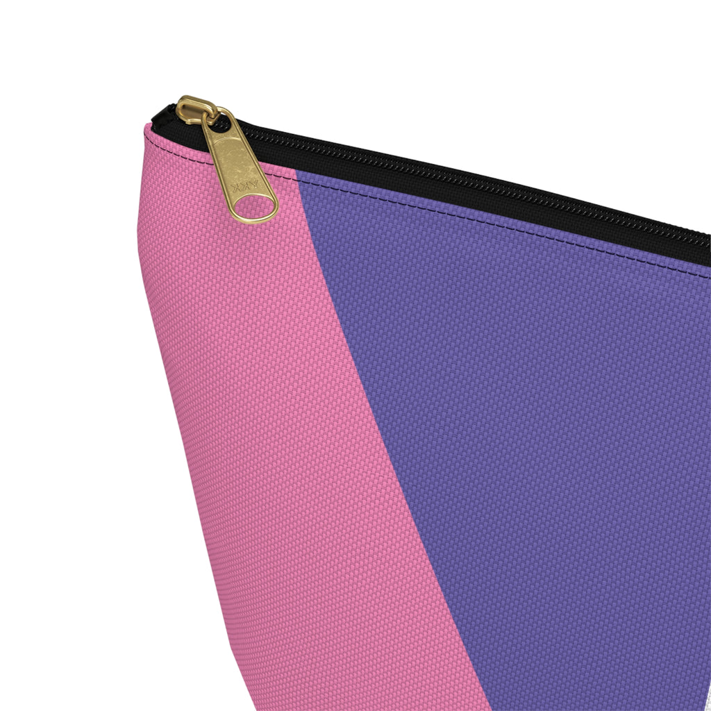 Colorblock Accessory Pouch — Monogram I T-Bottom Cosmetic Bag