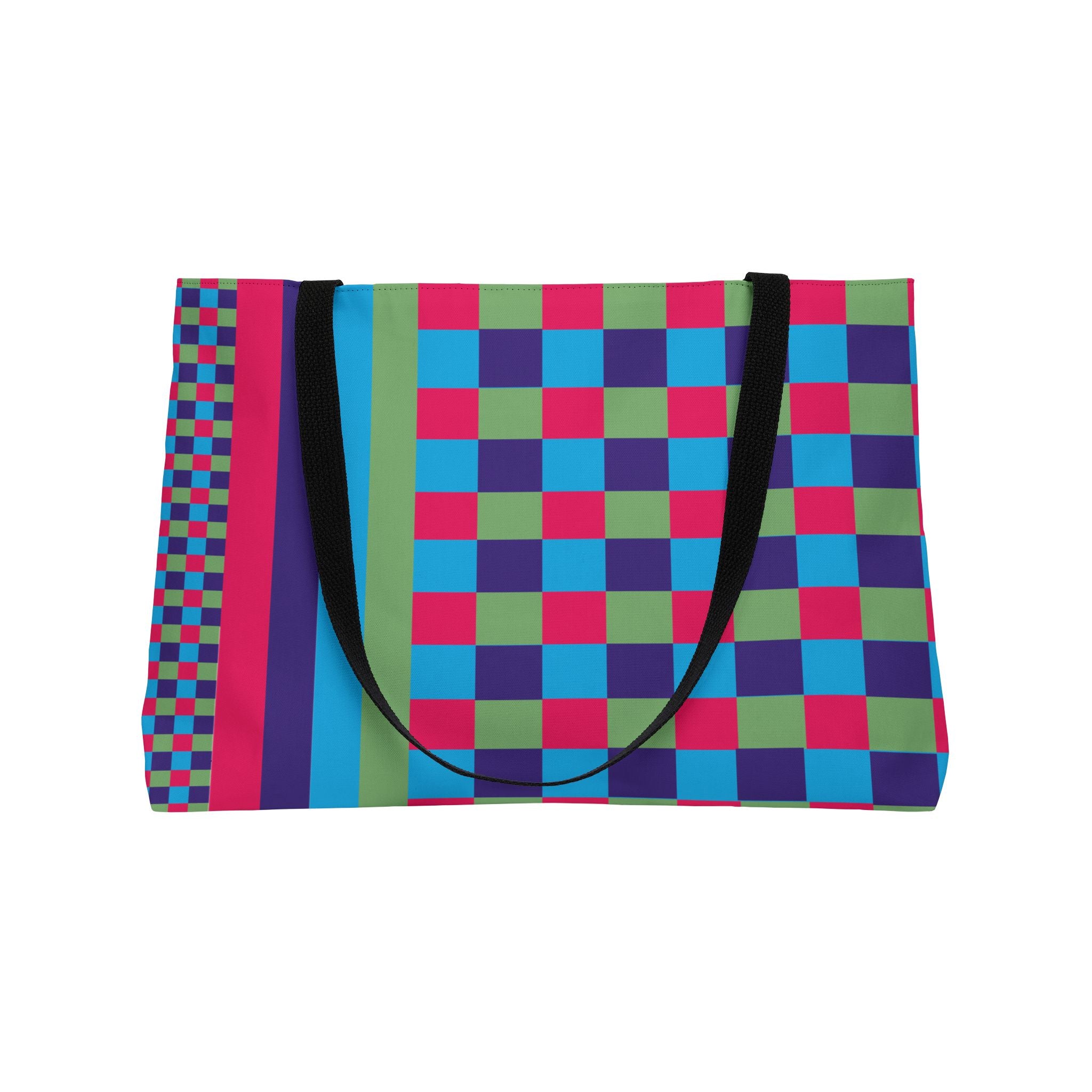 Colorblock Tote Bag