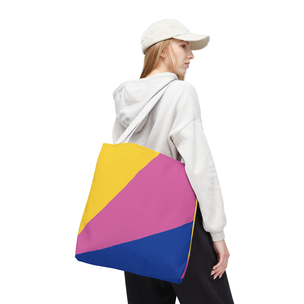 Colorblock Tote Bag