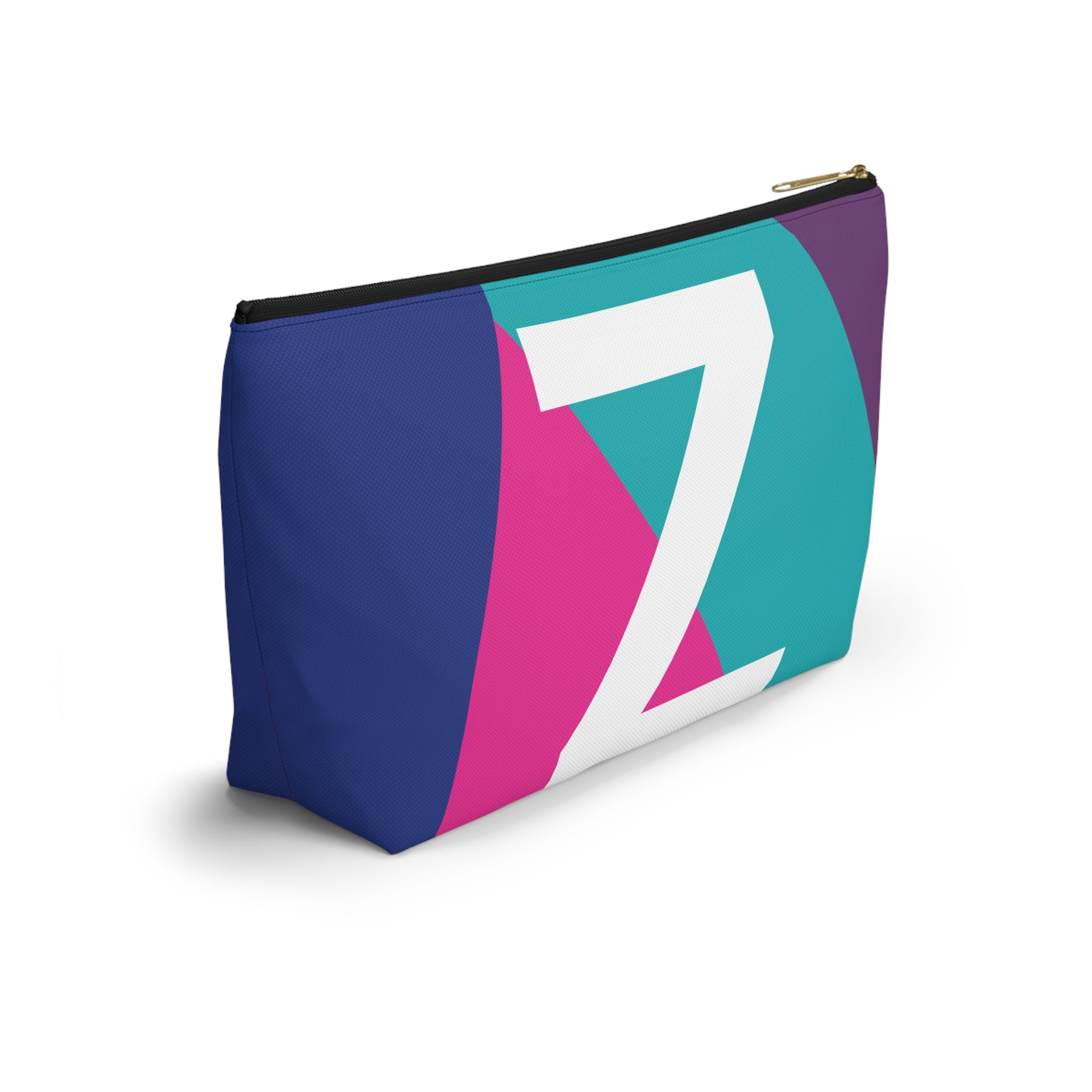 Colorblock Accessory Pouch — Monogram Z T-Bottom Cosmetic Bag