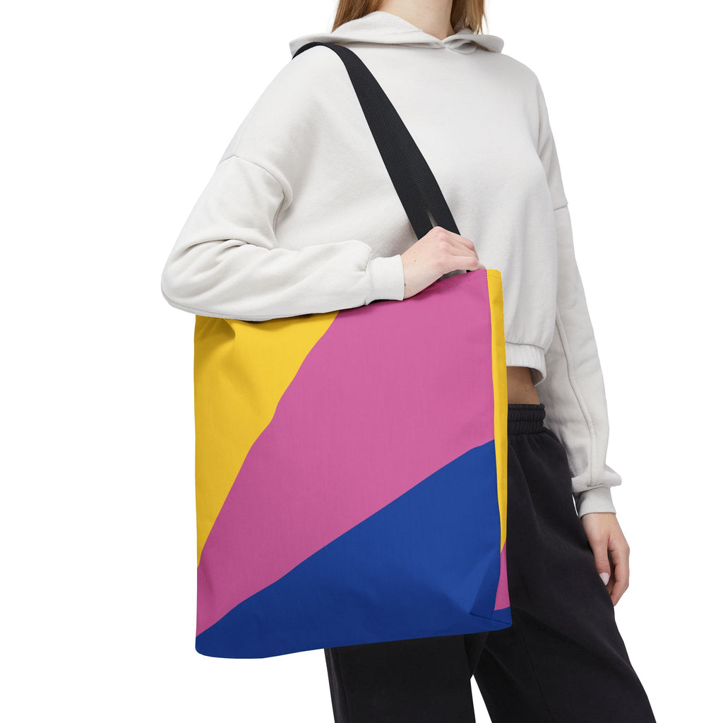 Colorblock Tote Bag