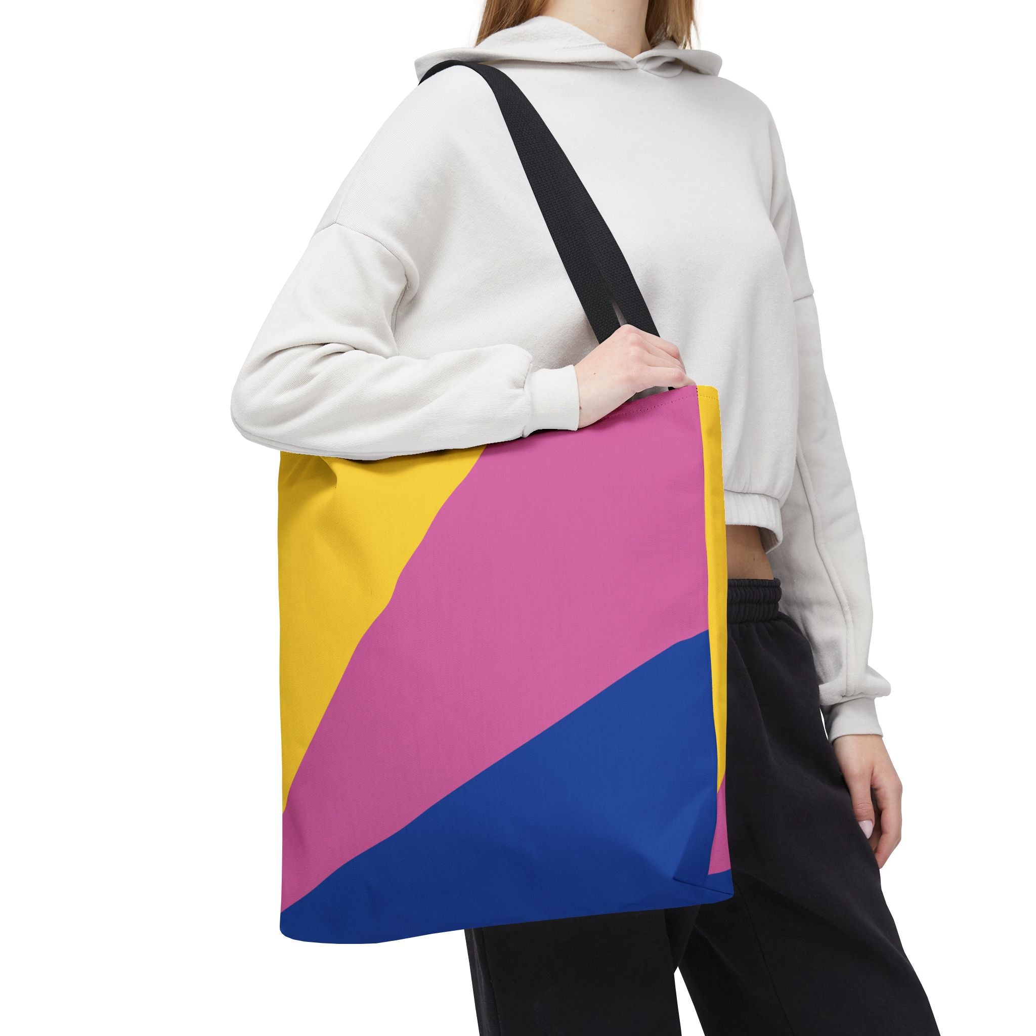 Colorblock Tote Bag