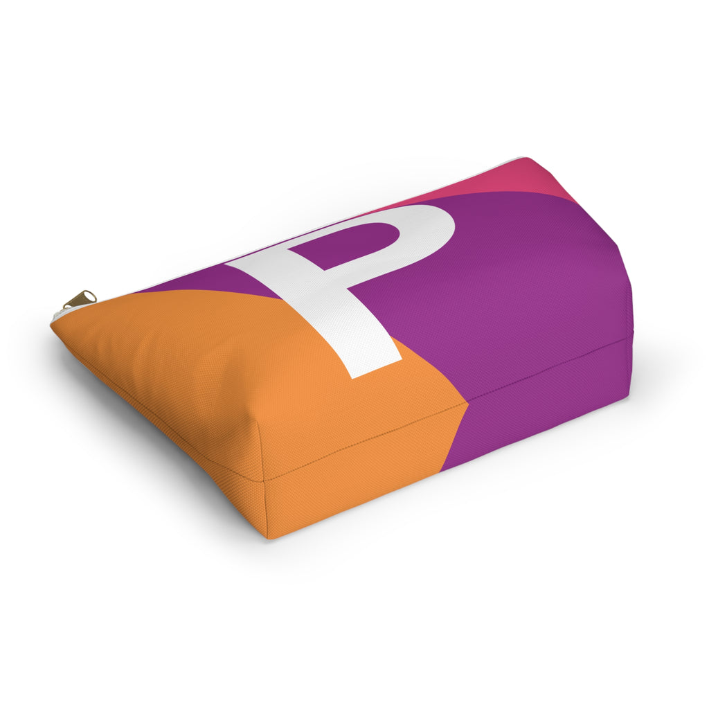 Colorblock Accessory Pouch — Monogram P T-Bottom Cosmetic Bag