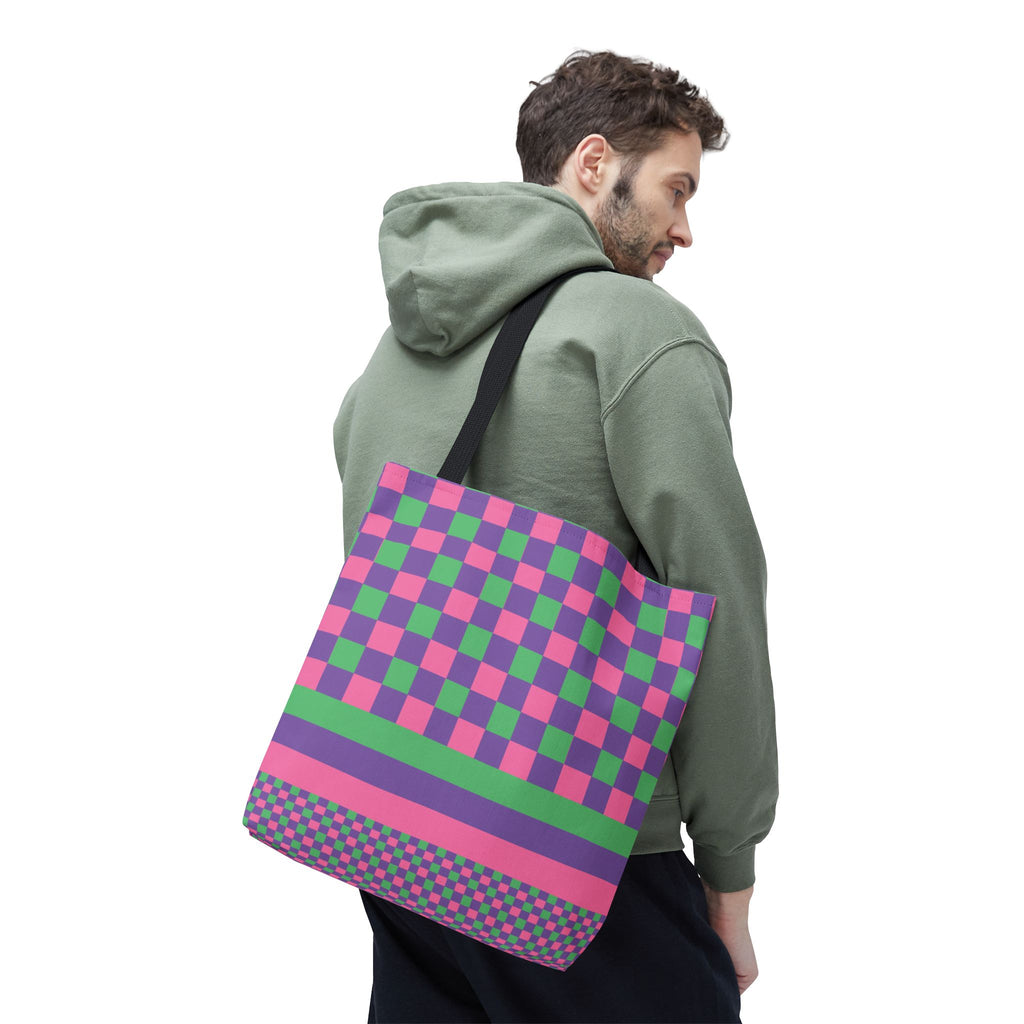 Colorblock Tote Bag