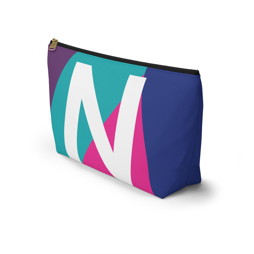 Colorblock Accessory Pouch — Monogram N T-Bottom Cosmetic Bag