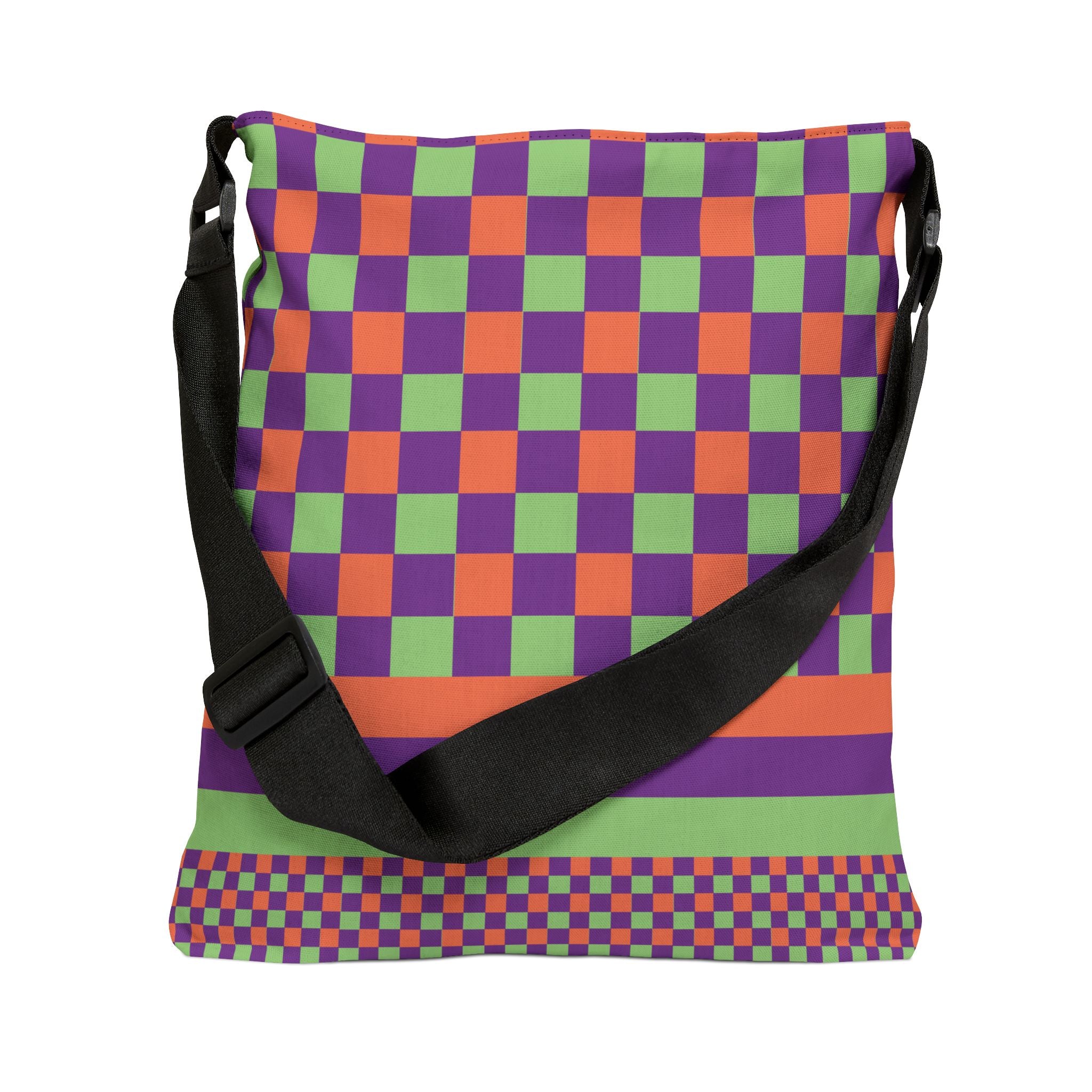 Colorblock Geometric Tote Bag