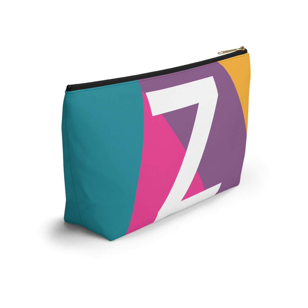 Colorblock Accessory Pouch — Monogram Z T-Bottom Cosmetic Bag