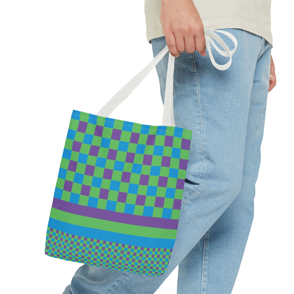 Colorblock Tote Bag
