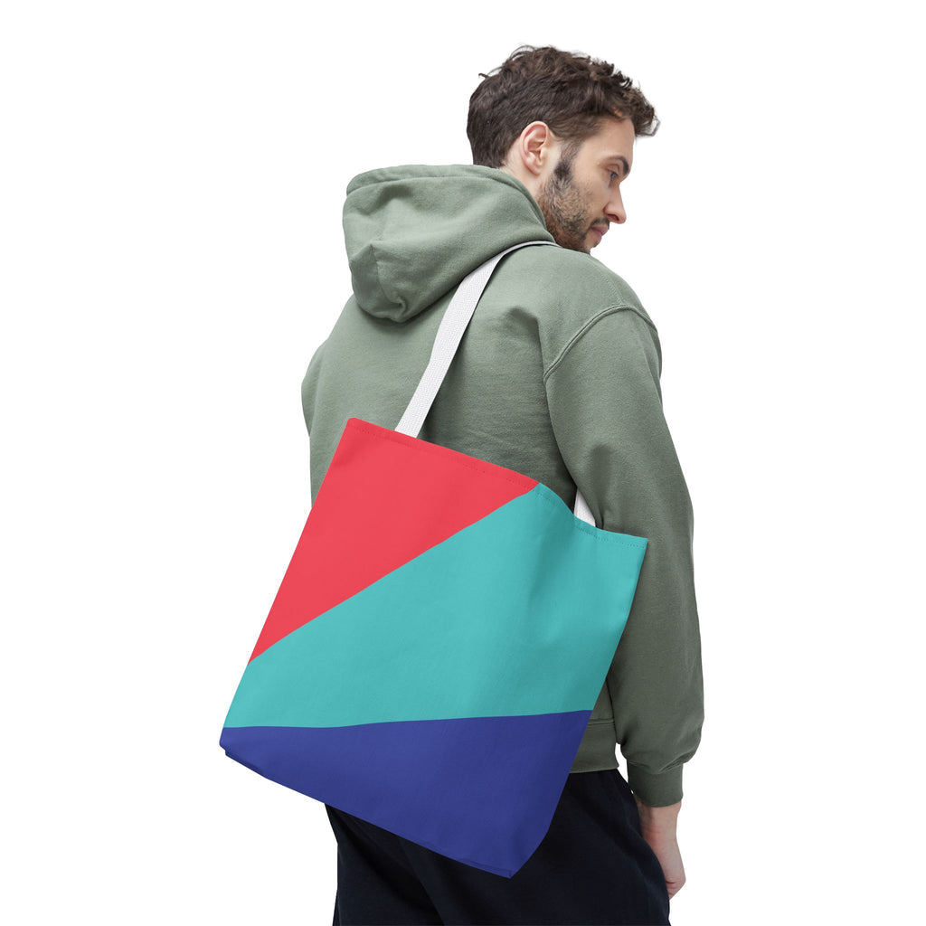 Colorblock Tote Bag