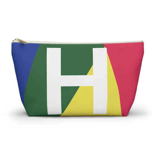 Colorblock Accessory Pouch — Monogram H T-Bottom Cosmetic Bag