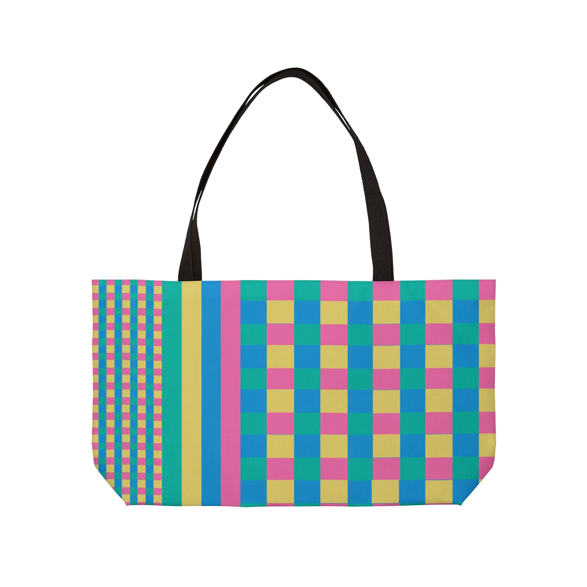 Colorblock Tote Bag