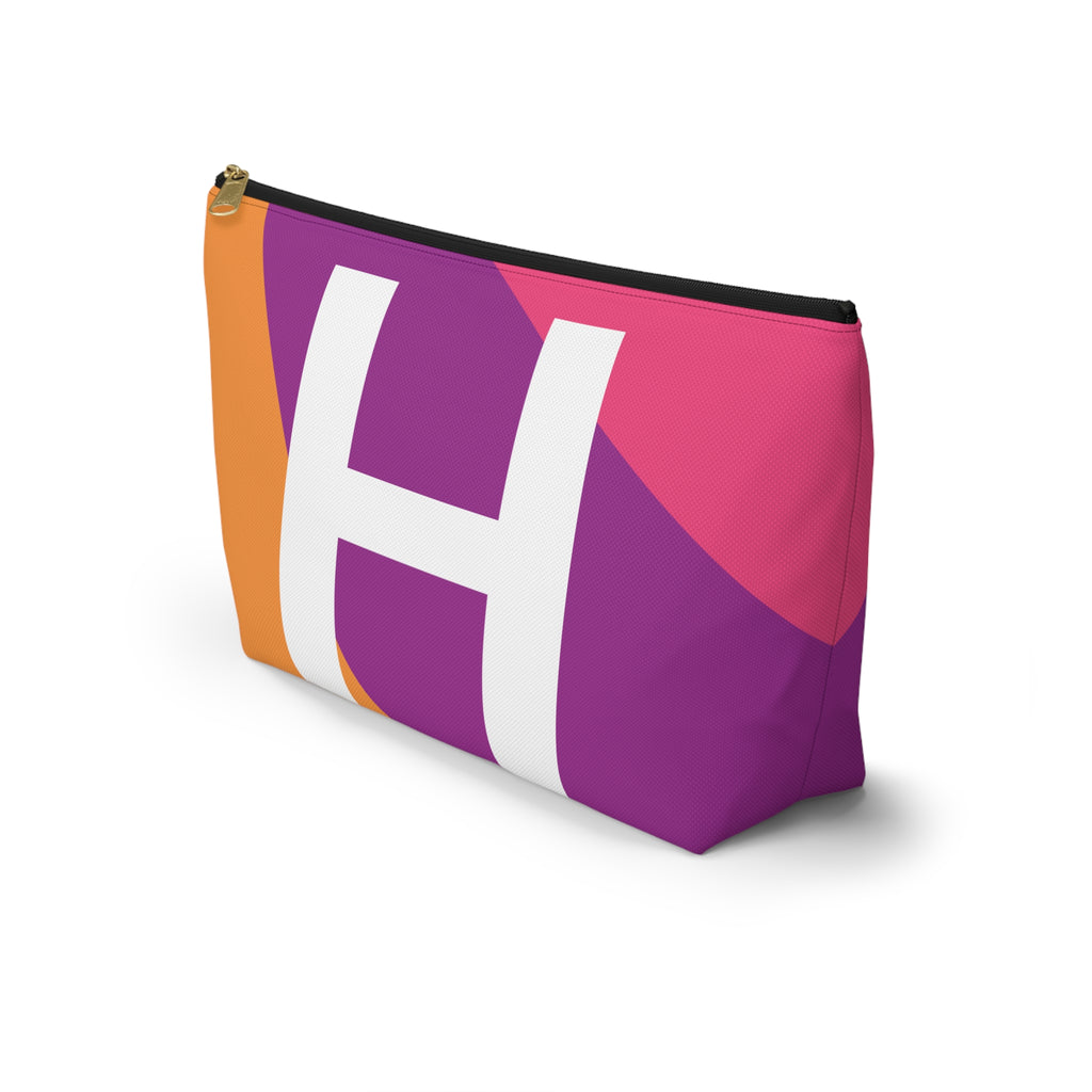 Colorblock Accessory Pouch — Monogram H T-Bottom Cosmetic Bag