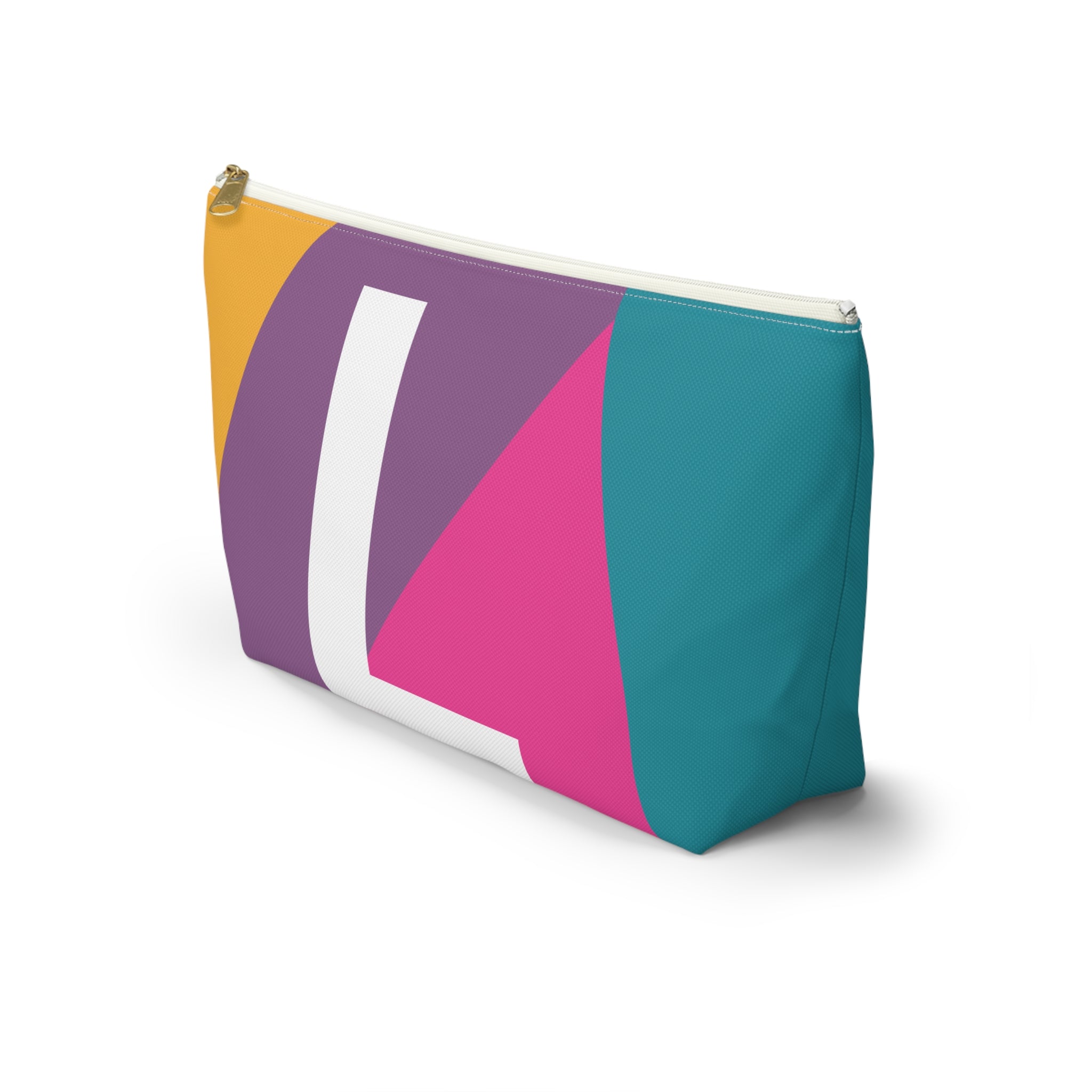 Colorblock Accessory Pouch — Monogram L T-Bottom Cosmetic Bag