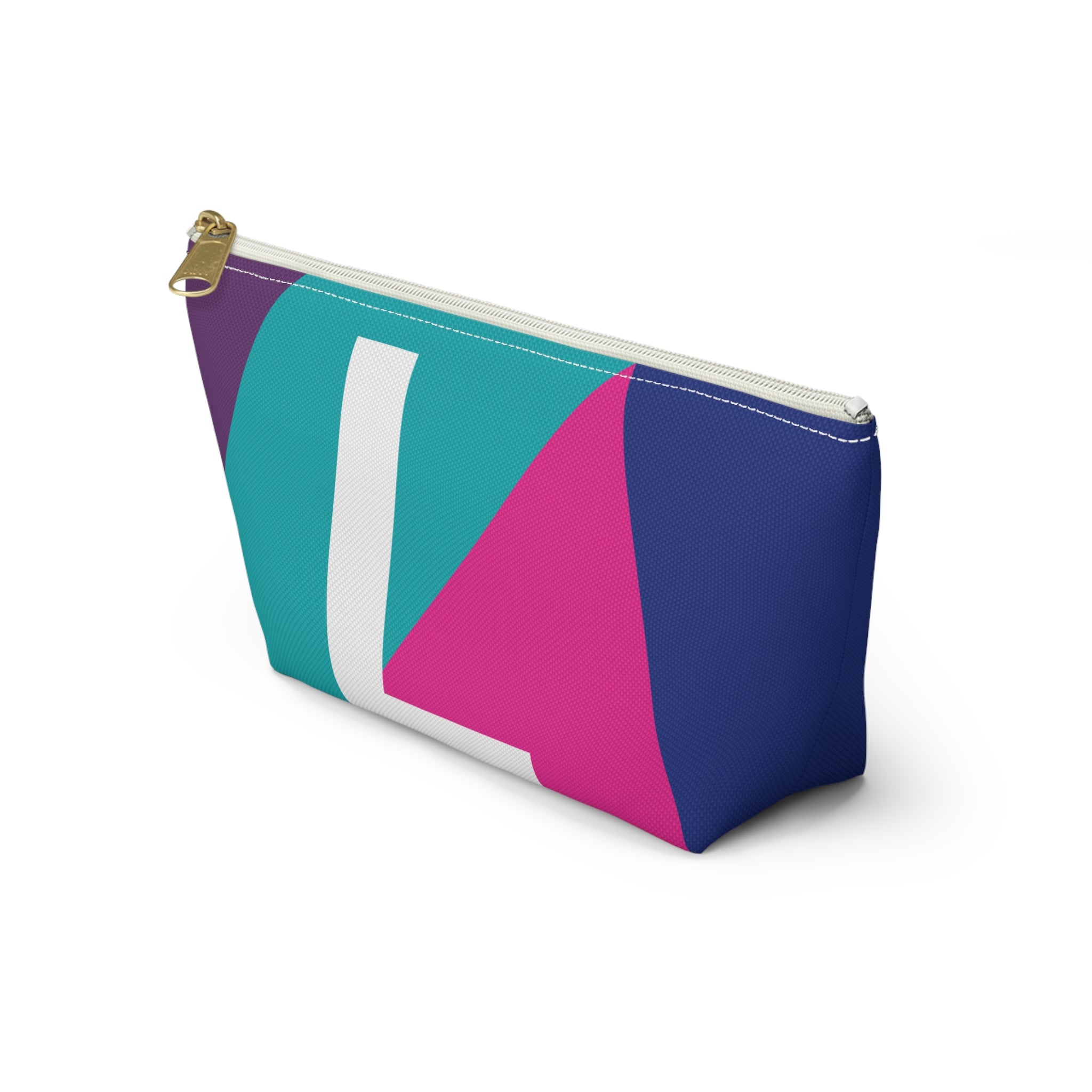 Colorblock Accessory Pouch — Monogram L T-Bottom Cosmetic Bag