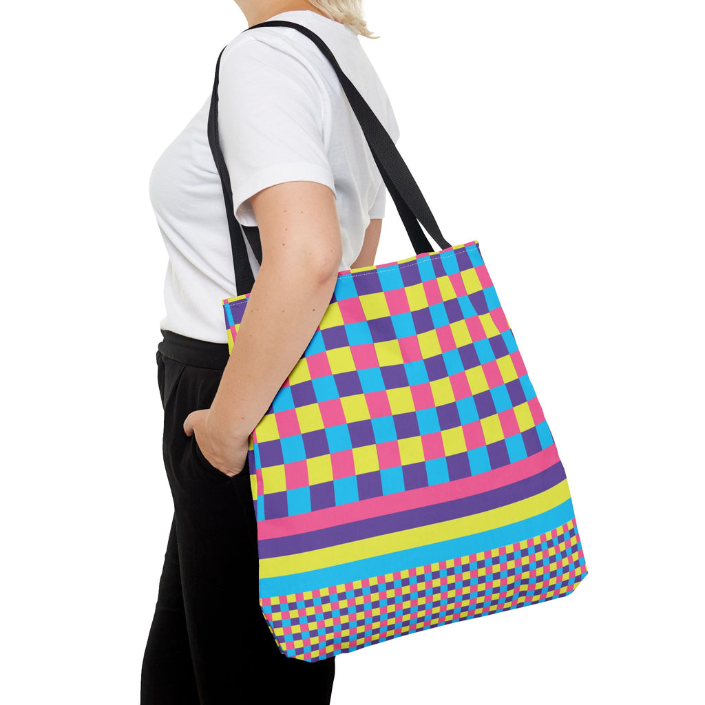 Colorblock Tote Bag