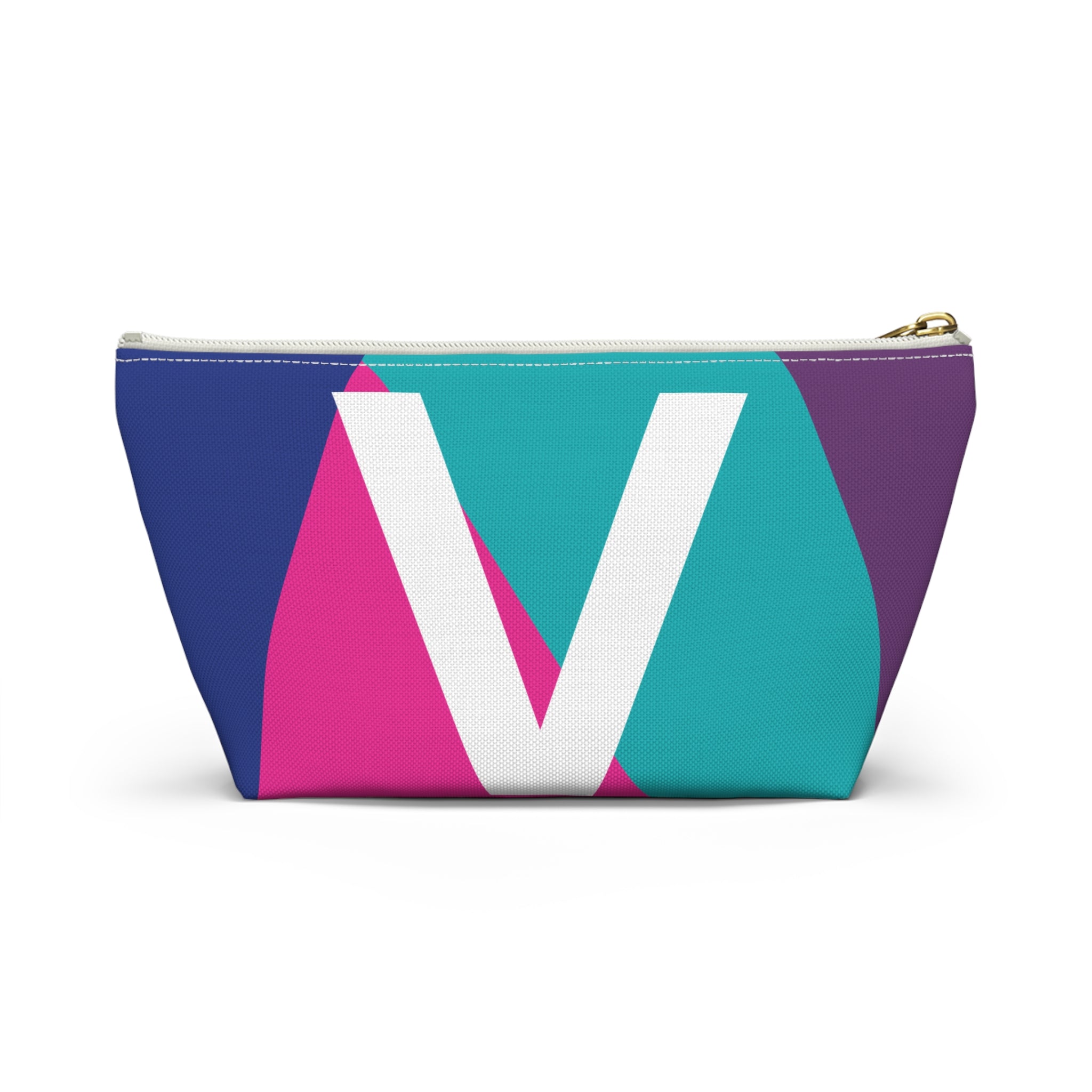 Colorblock Accessory Pouch — Monogram V T-Bottom Cosmetic Bag