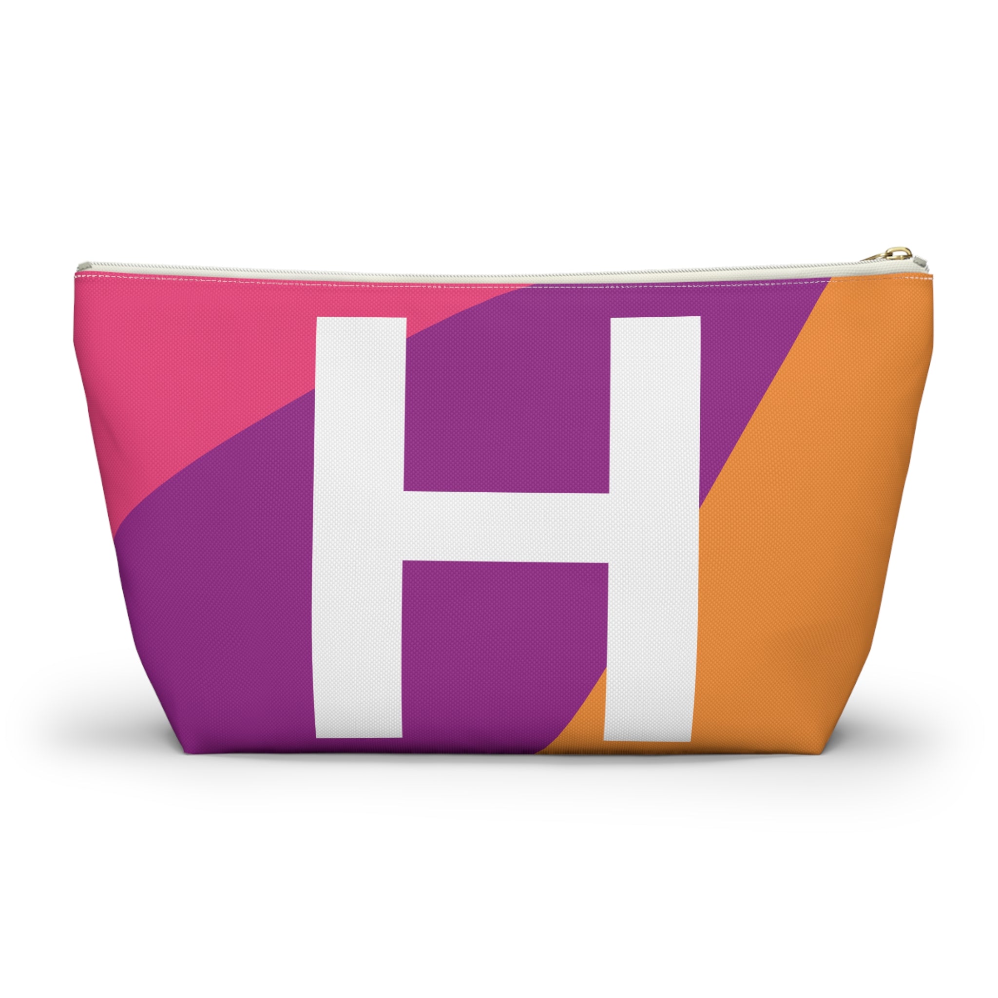 Colorblock Accessory Pouch — Monogram H T-Bottom Cosmetic Bag