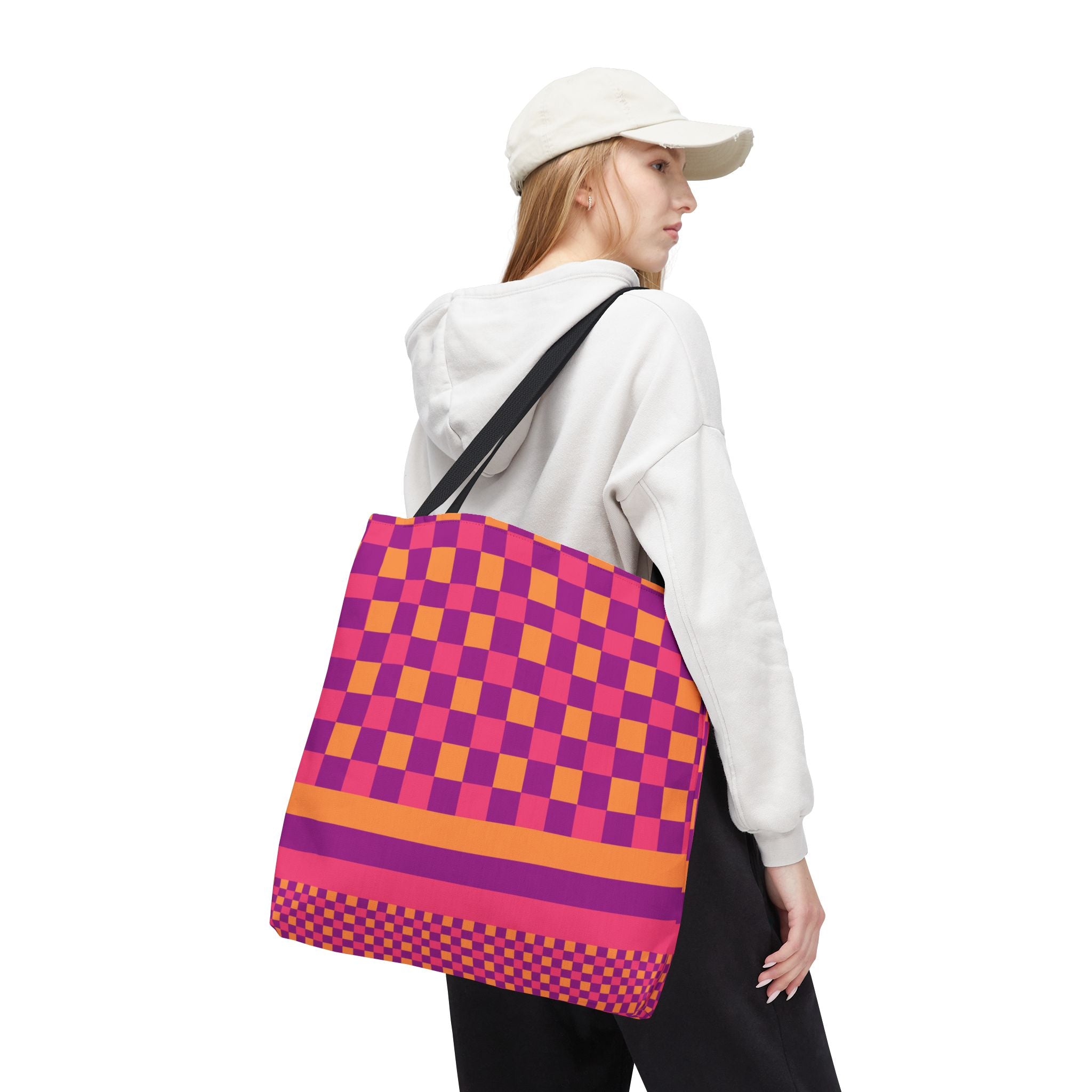 Colorblock Tote Bag