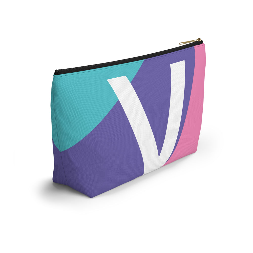 Colorblock Accessory Pouch — Monogram V T-Bottom Cosmetic Bag