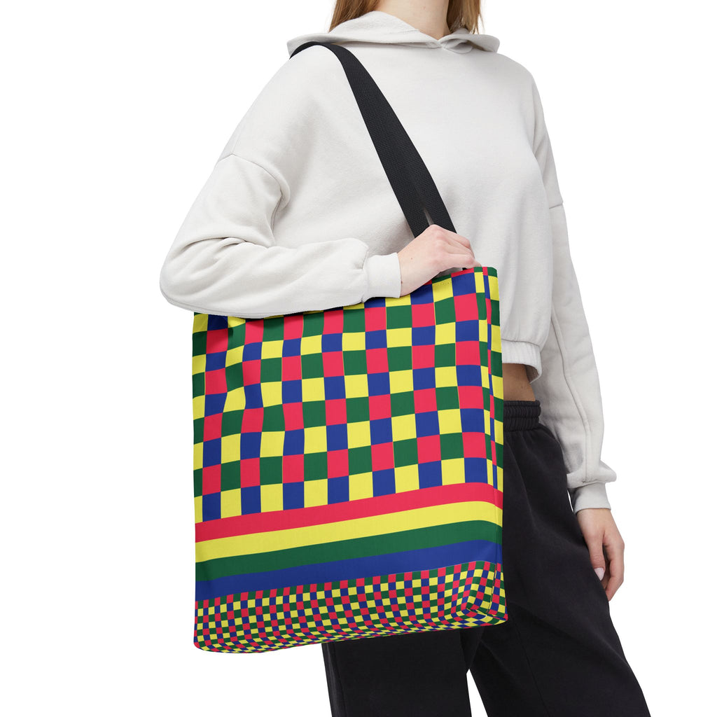Colorblock Tote Bag