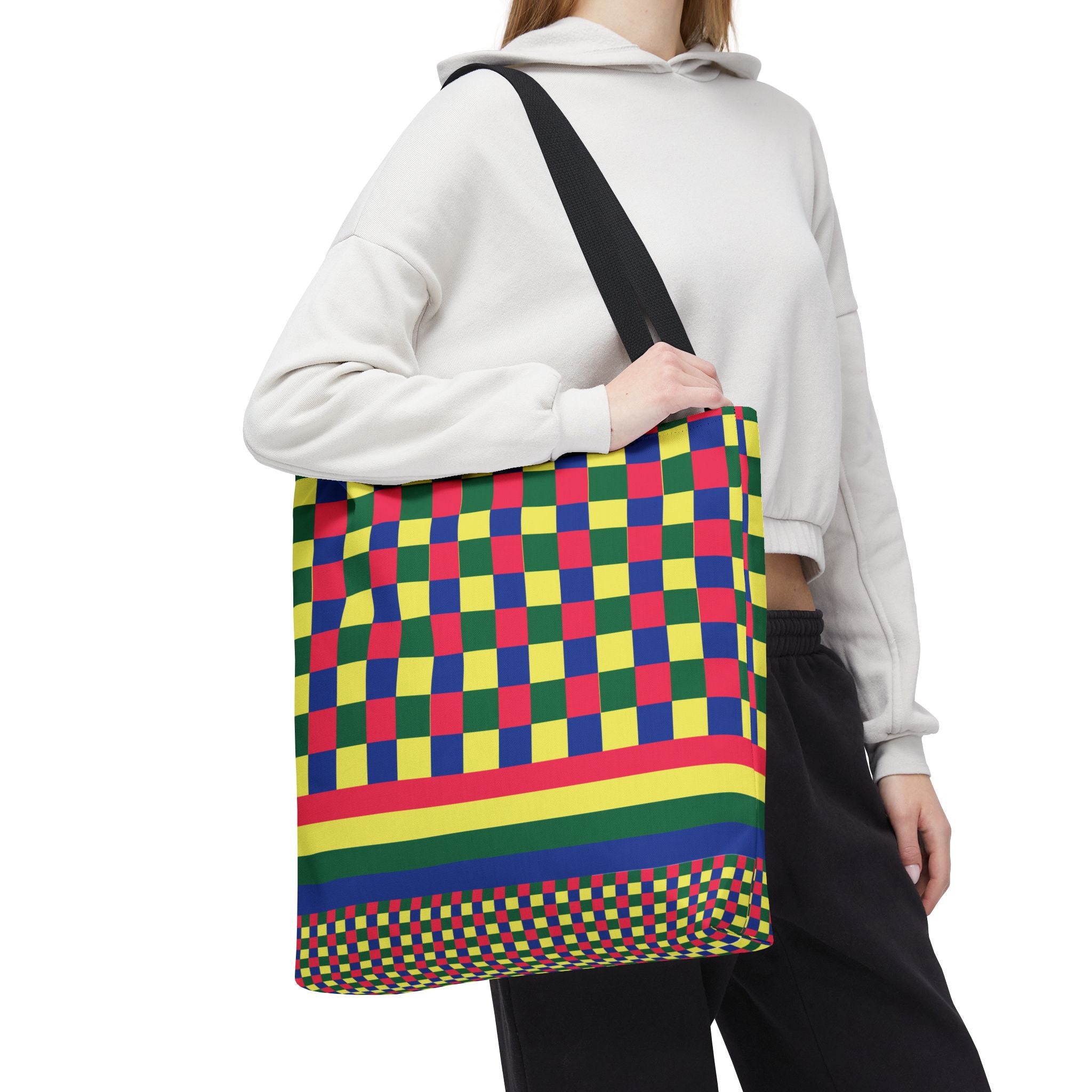 Colorblock Tote Bag