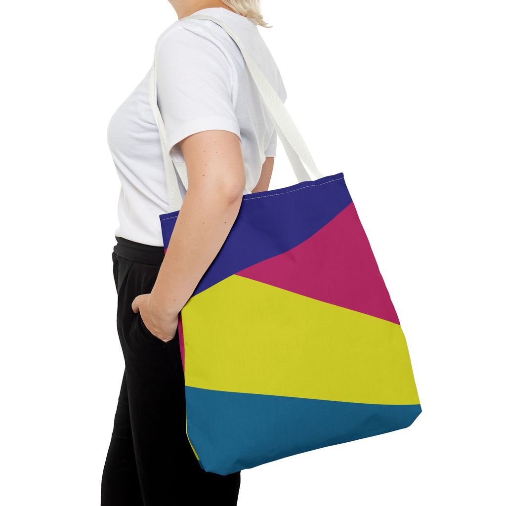 Colorblock Tote Bag
