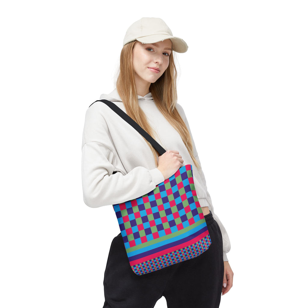 Colorblock Tote Bag
