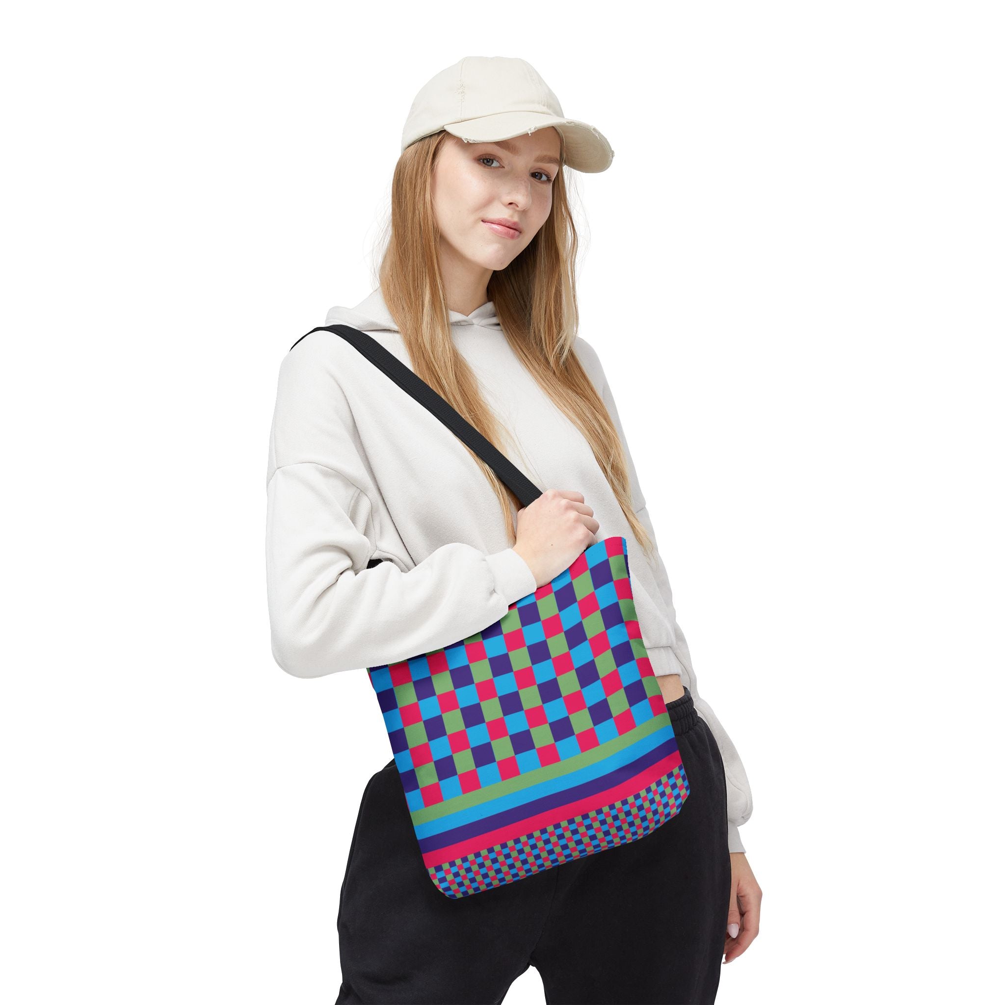 Colorblock Tote Bag