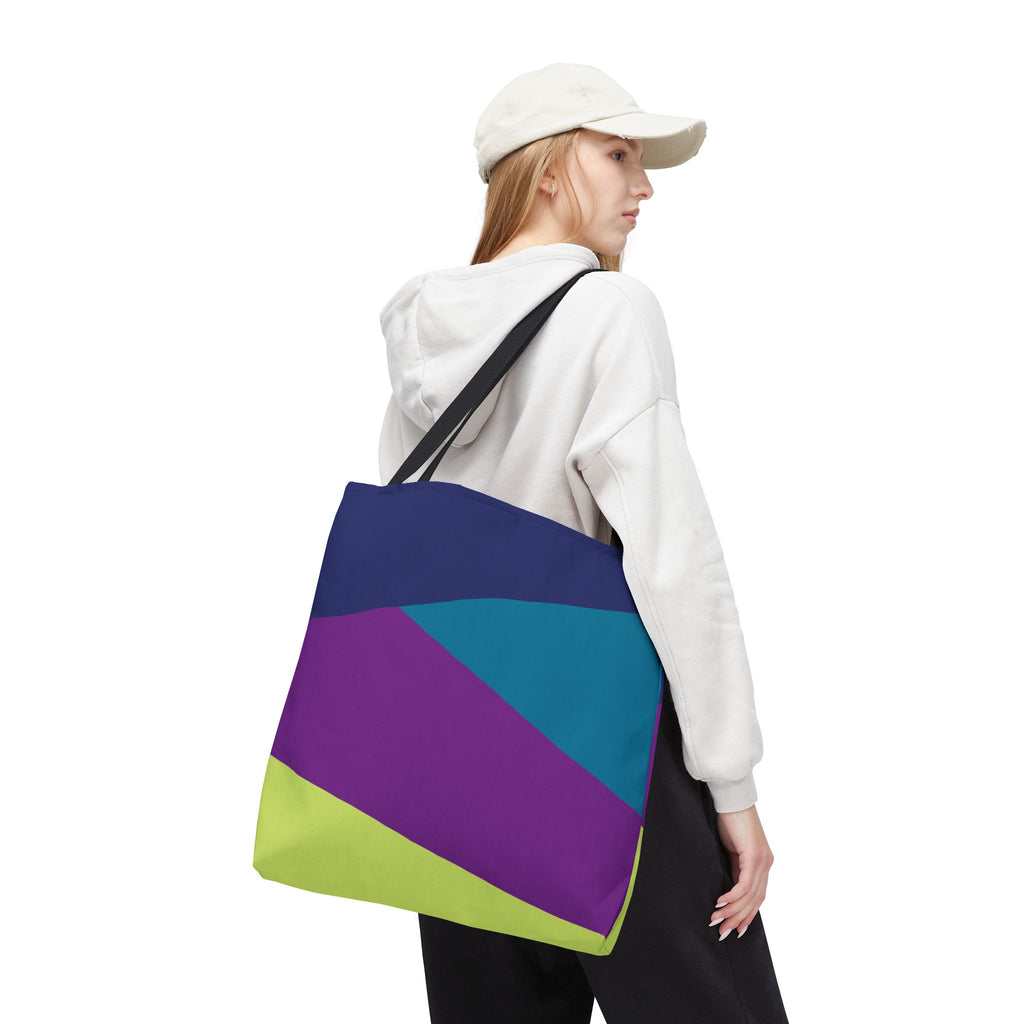 Colorblock Tote Bag