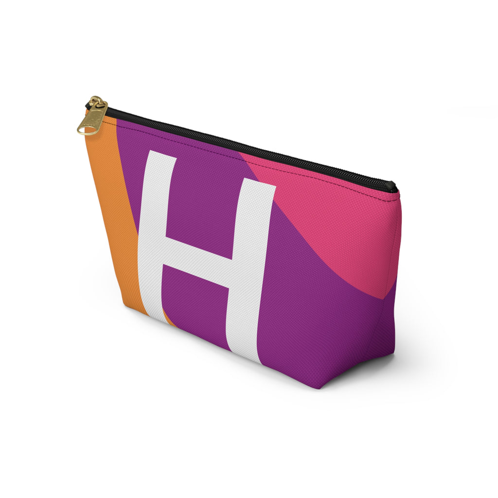 Colorblock Accessory Pouch — Monogram H T-Bottom Cosmetic Bag