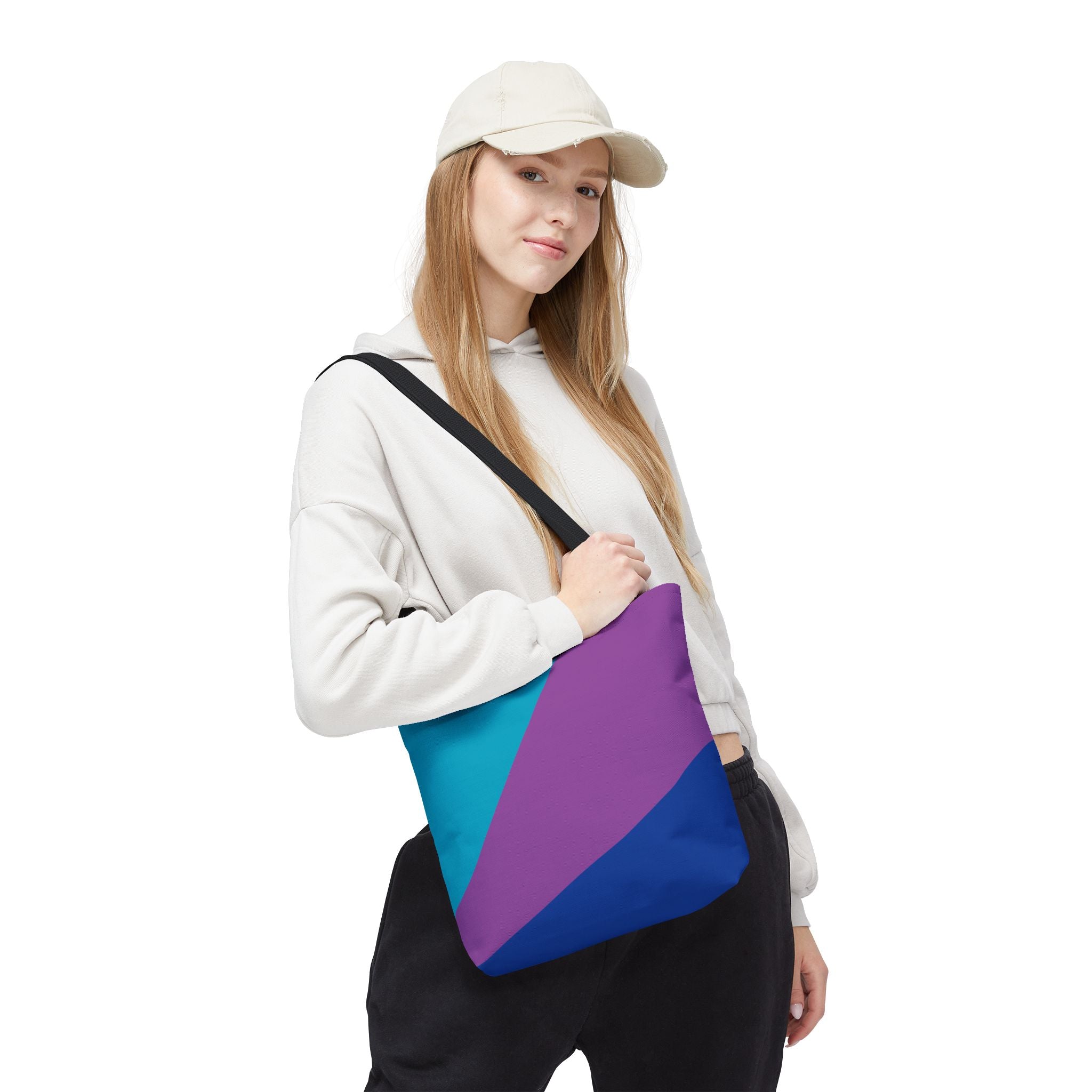 Colorblock Tote Bag