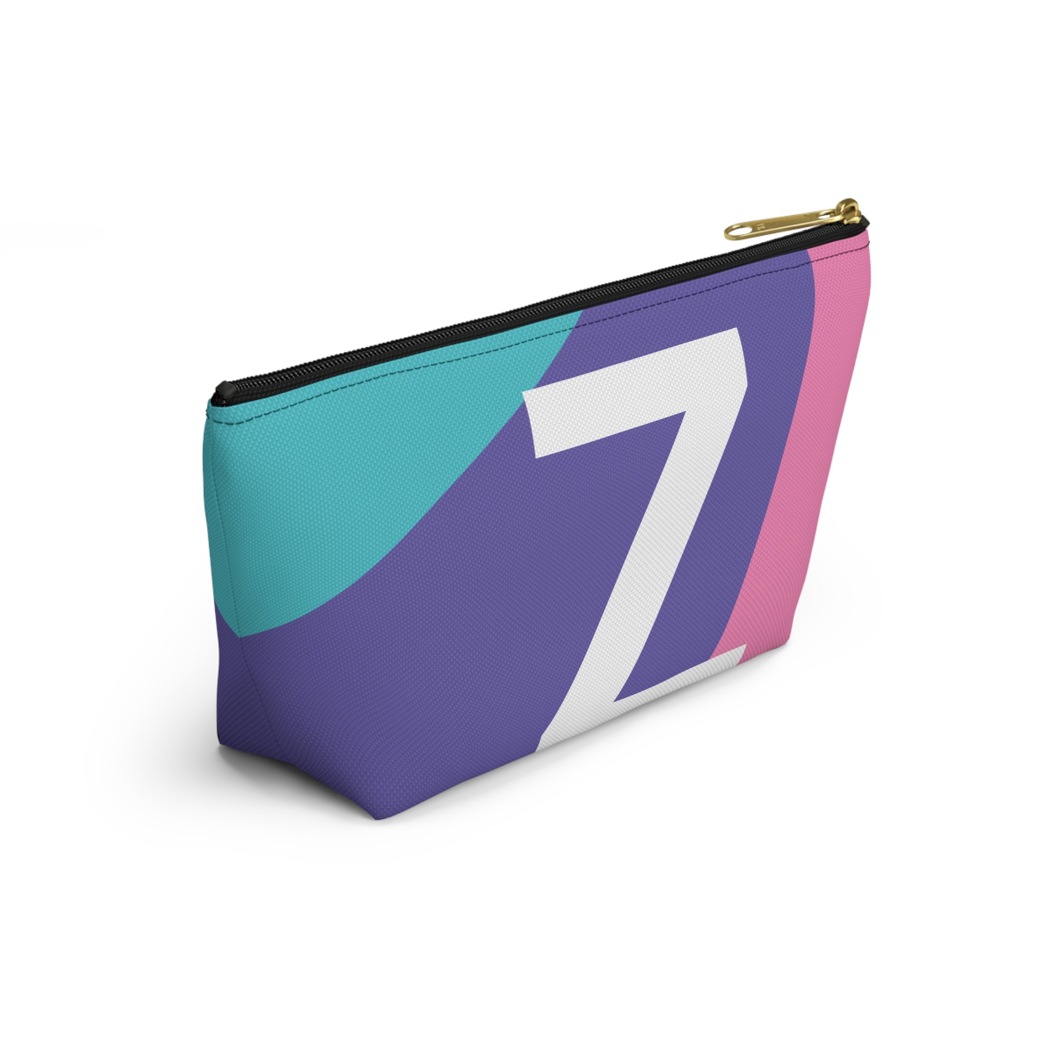 Colorblock Accessory Pouch — Monogram Z T-Bottom Cosmetic Bag
