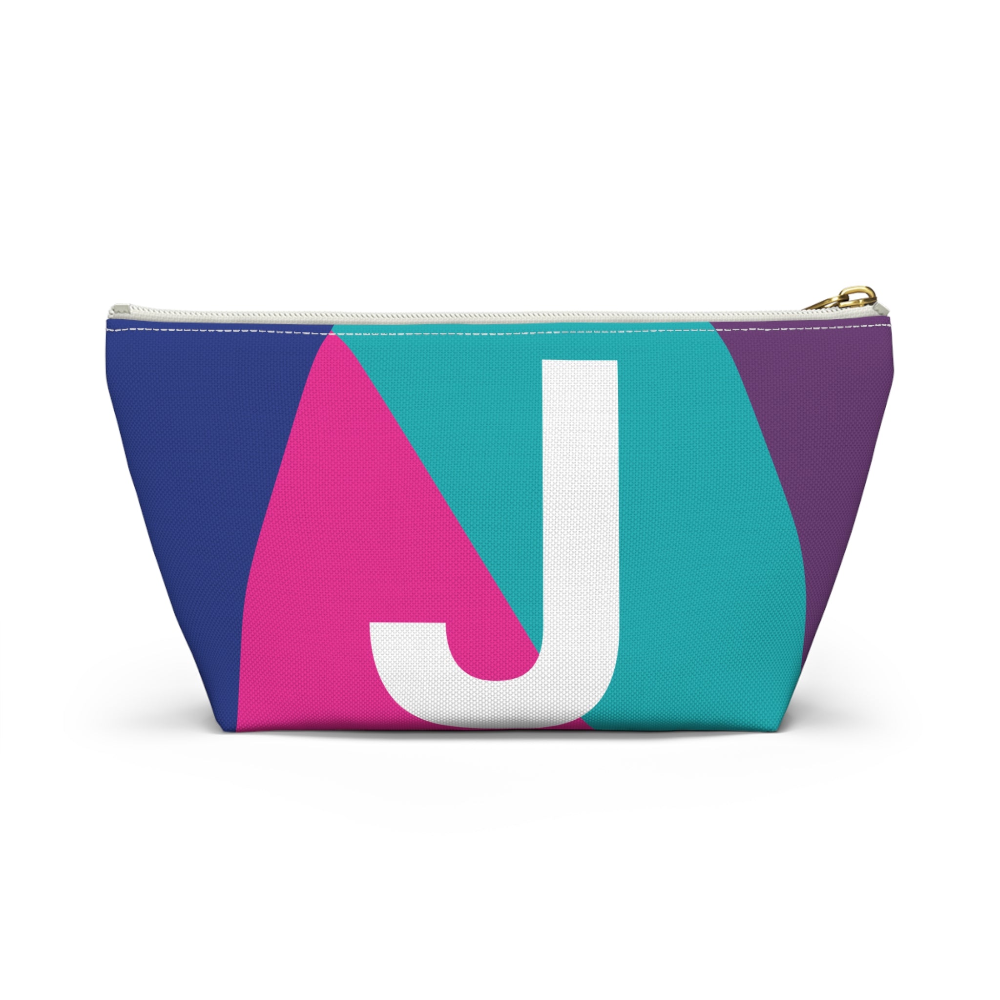 Colorblock Accessory Pouch — Monogram J T-Bottom Cosmetic Bag
