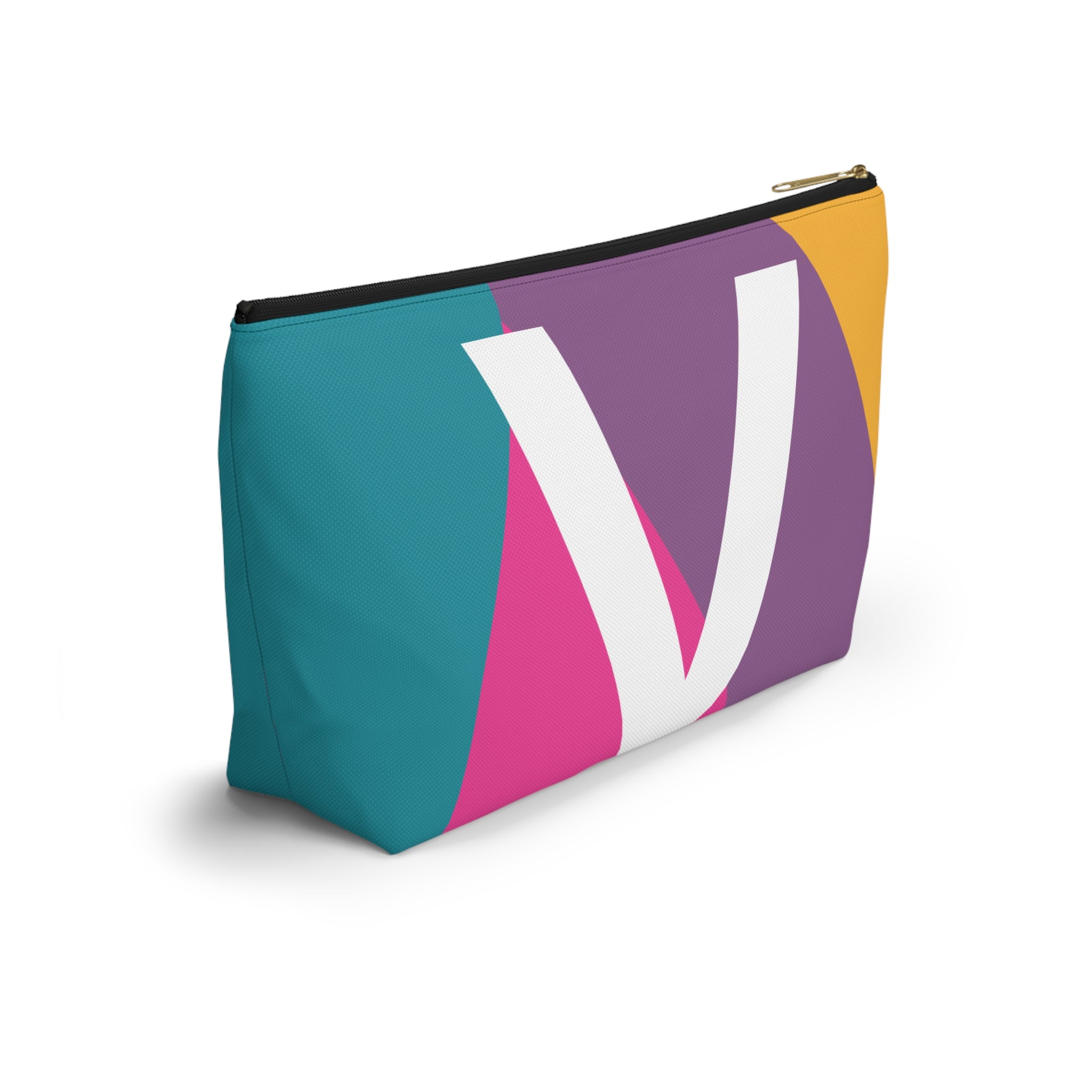 Colorblock Accessory Pouch — Monogram V T-Bottom Cosmetic Bag