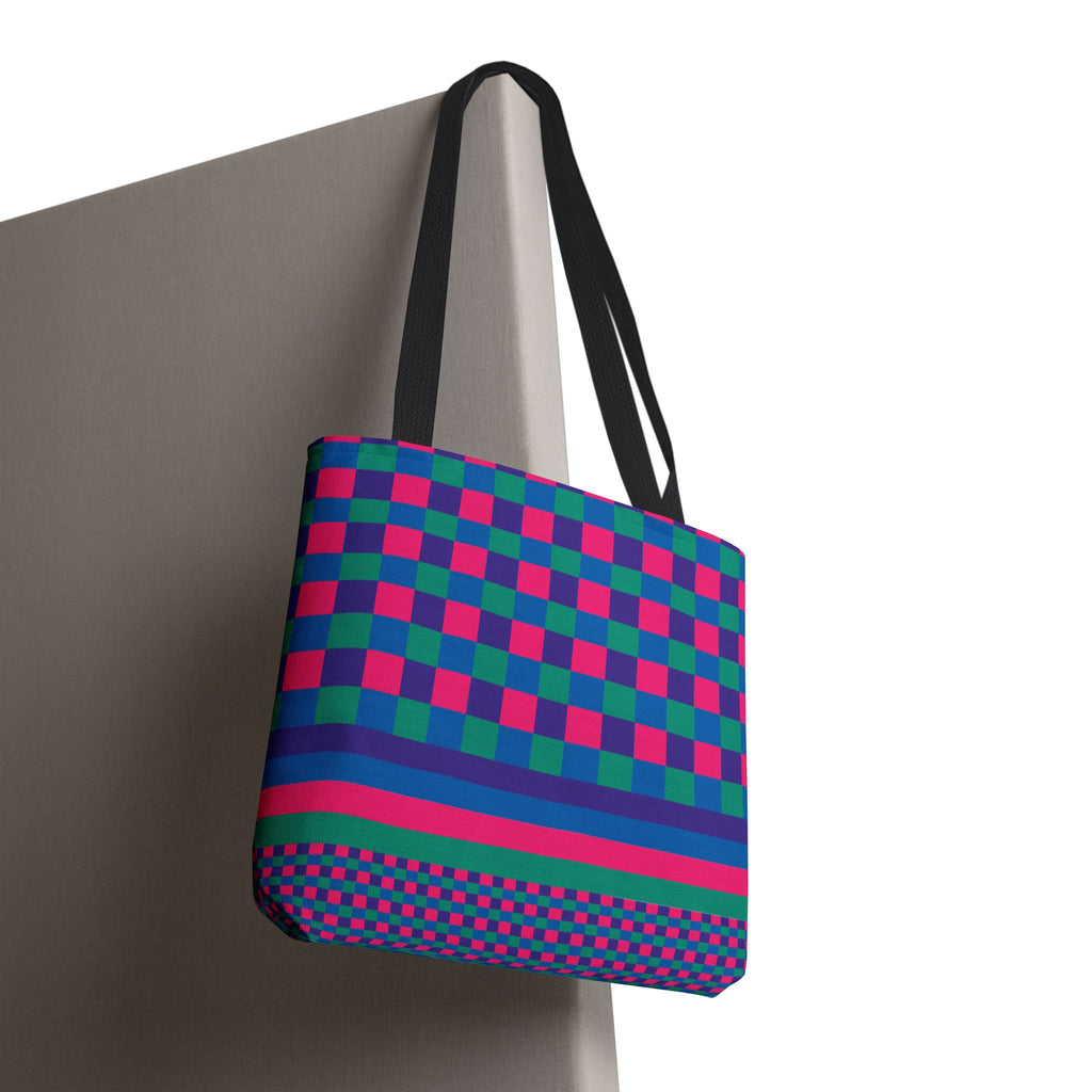 Colorblock Tote Bag