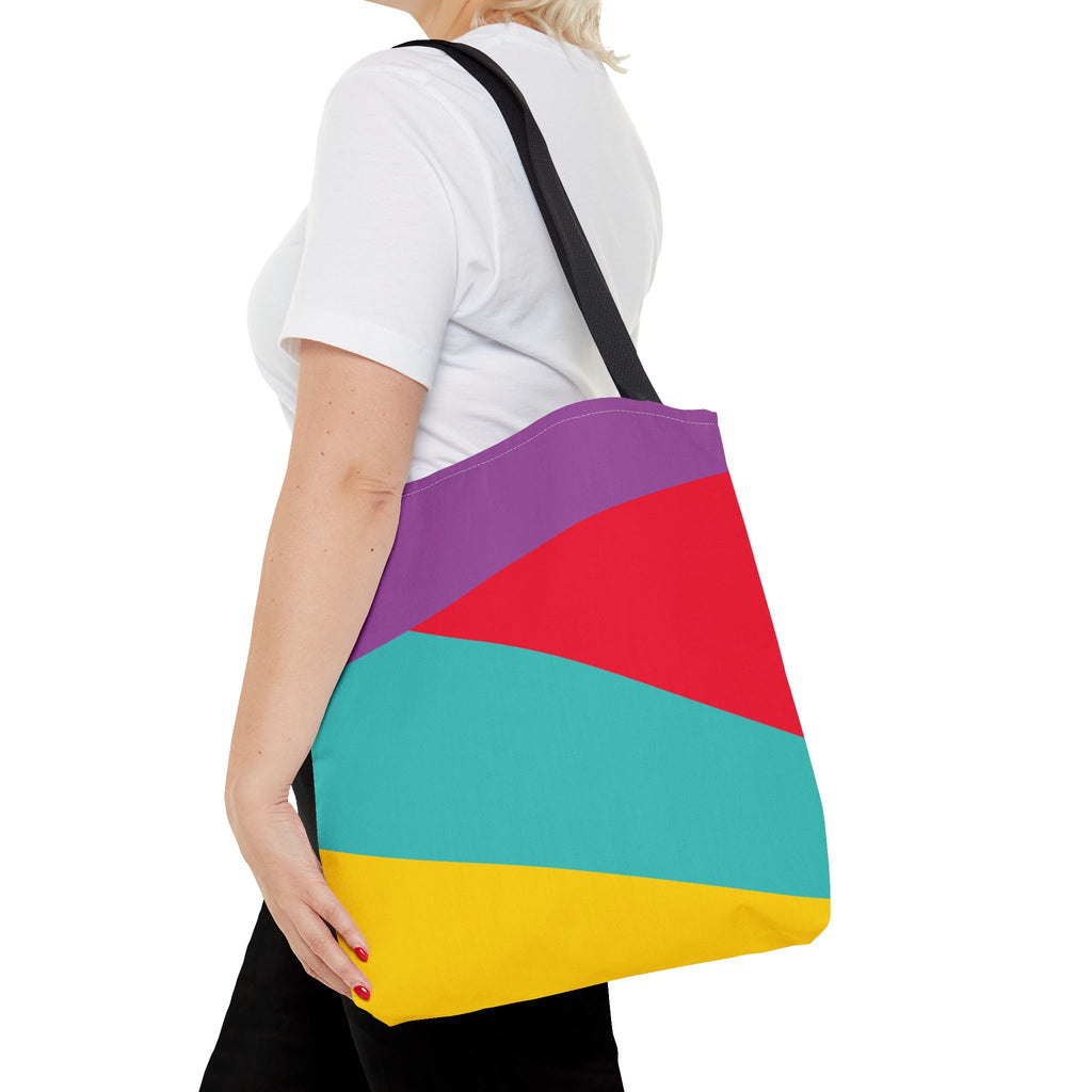Colorblock Tote Bag