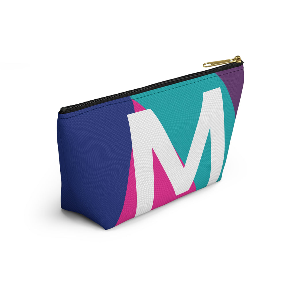Colorblock Accessory Pouch — Monogram M T-Bottom Cosmetic Bag