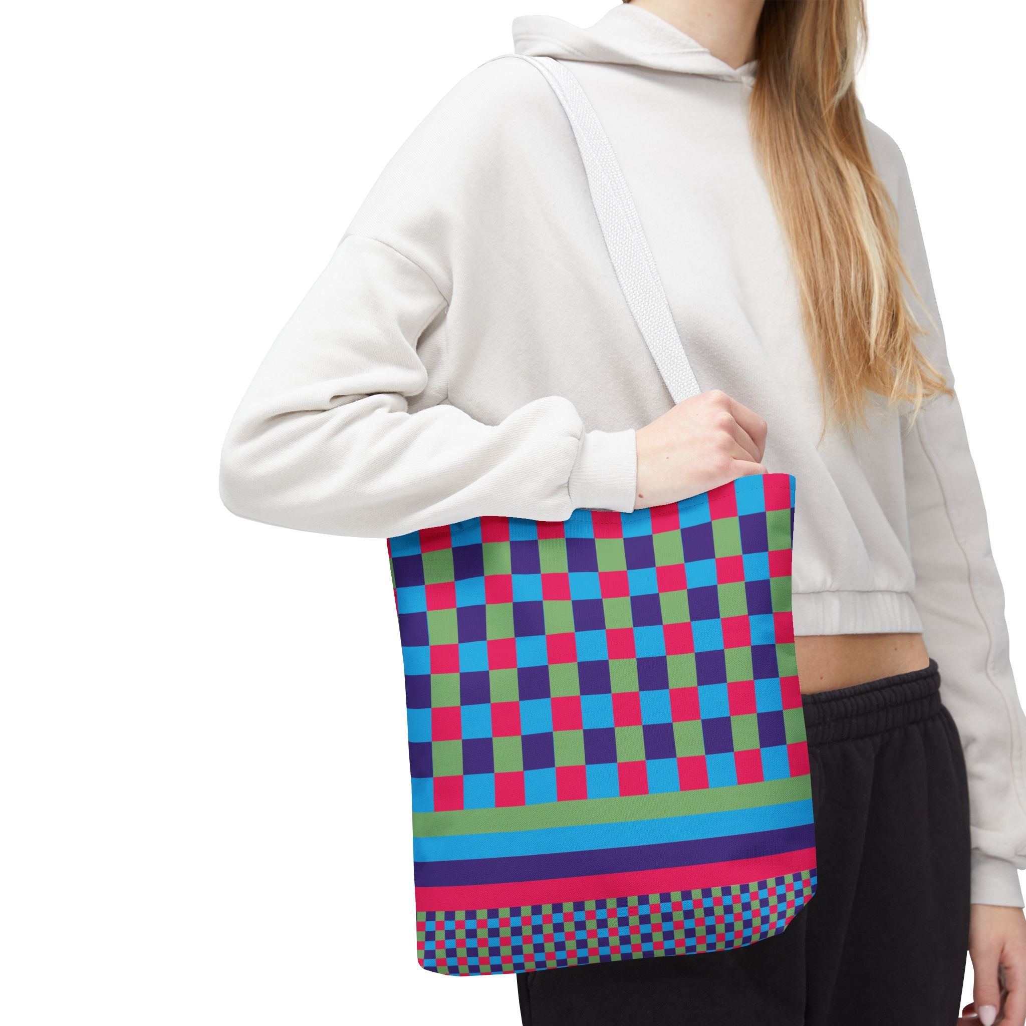 Colorblock Tote Bag