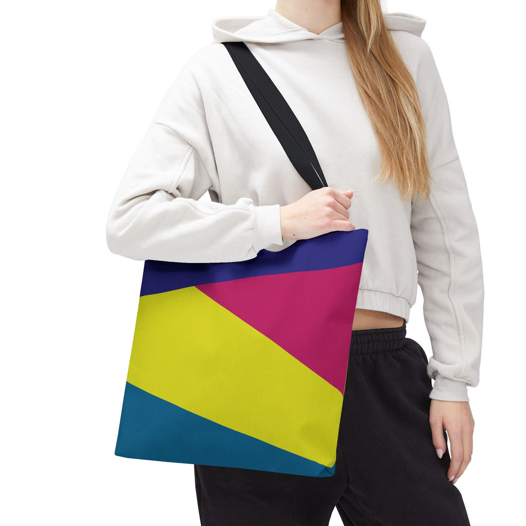 Colorblock Tote Bag