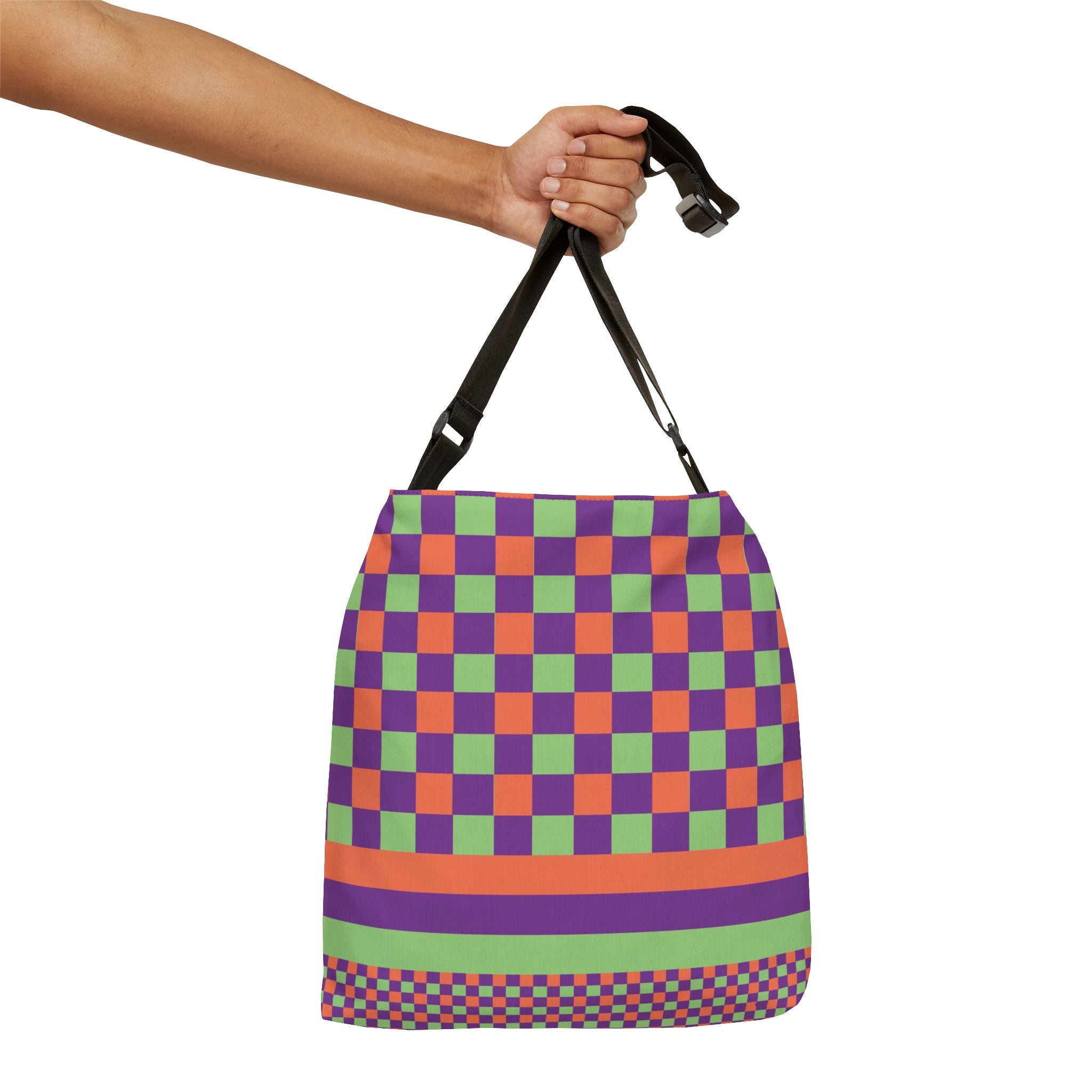 Colorblock Geometric Tote Bag