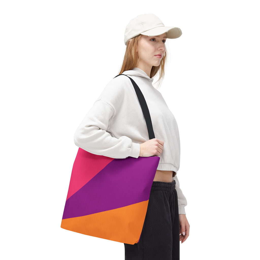 Colorblock Tote Bag