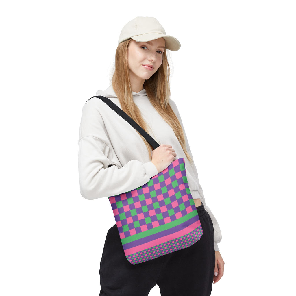Colorblock Tote Bag